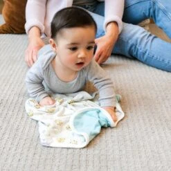 Copper Pearl Three-Layer Security Blanket Set | Chip -The Baby's Crib Copy of CopperPearl April BeckyKimballPhoto 161