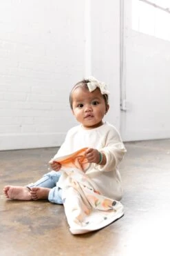 Copper Pearl Three-Layer Security Blanket Set | Caroline 12 Copper Pearl Three-Layer Security Blanket Set | Caroline -The Baby's Crib Copy of CopperPearl BeckyKimballPhoto 148