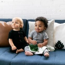 Copper Pearl Three-Layer Security Blanket Set | Noah -The Baby's Crib Copy of CopperPearl BeckyKimballPhoto 306