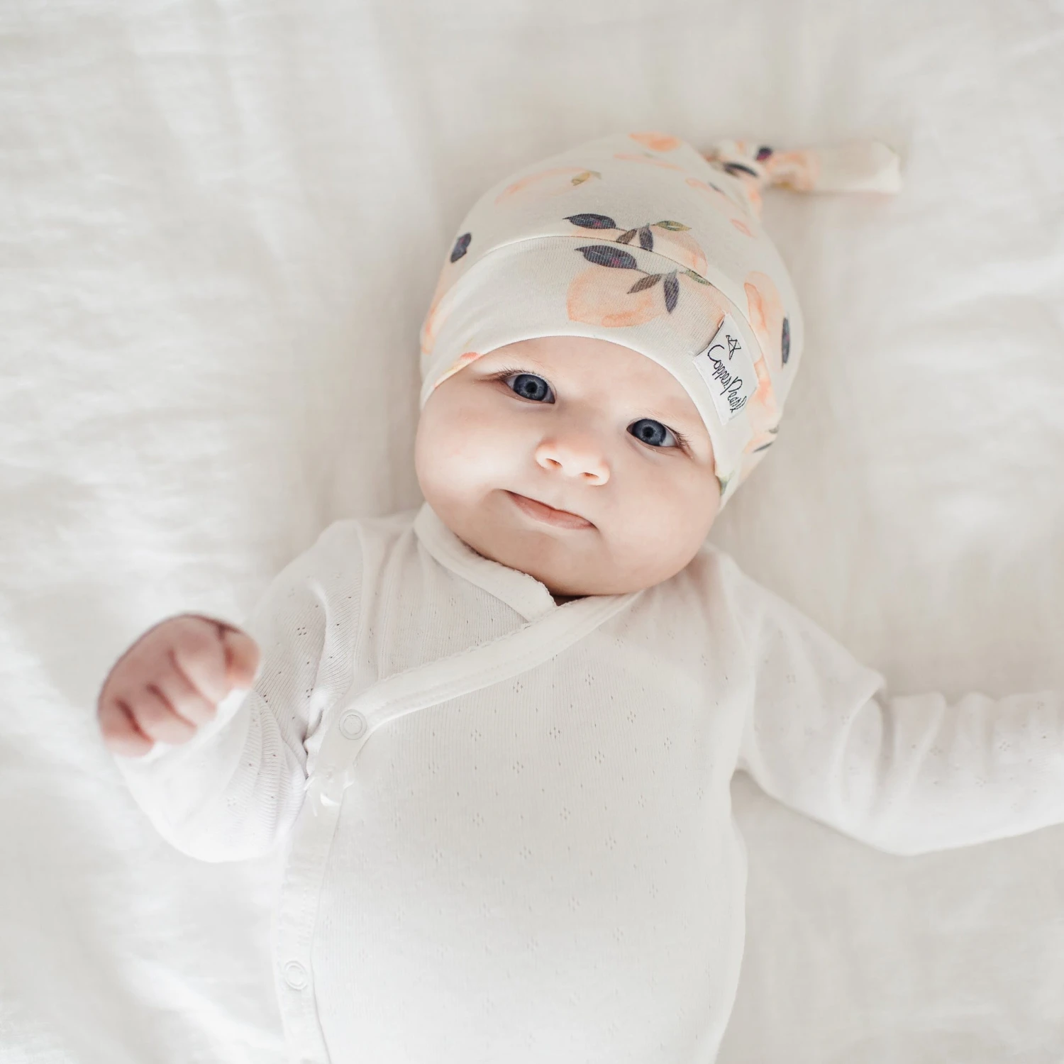 Copper Pearl Top Knot Hat | Caroline 5 Copper Pearl Top Knot Hat | Caroline - Image 3