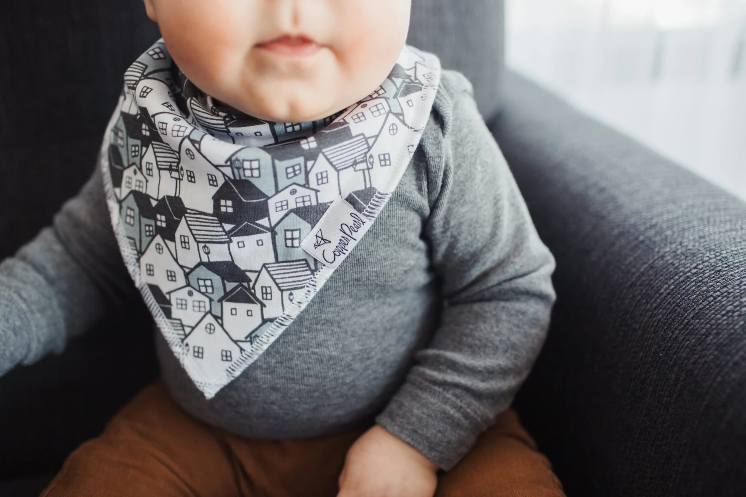 Copper Pearl Baby Bandana Bibs | Urban 12 Copper Pearl Baby Bandana Bibs | Urban - Image 10