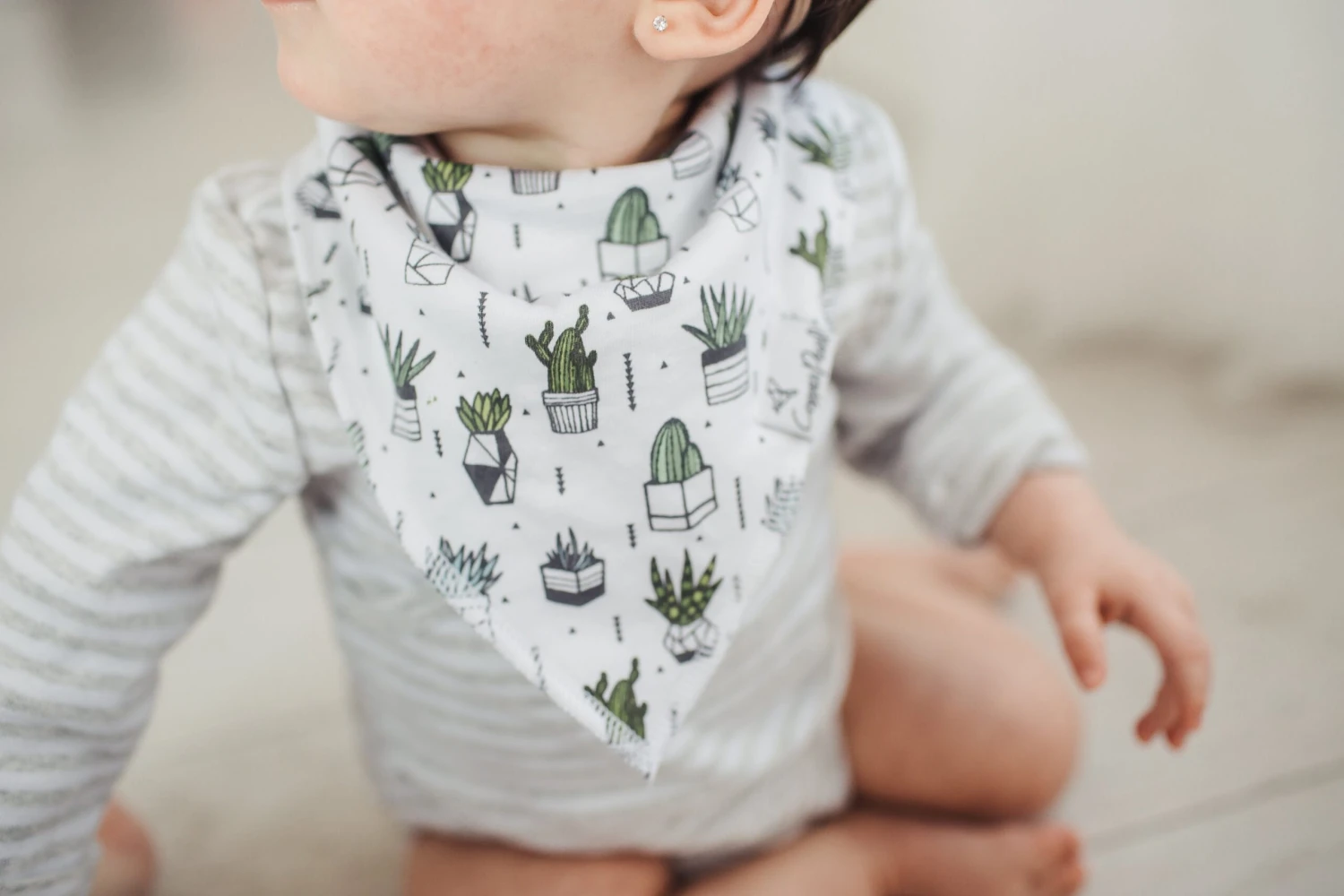 Copper Pearl Baby Bandana Bibs | Urban 5 Copper Pearl Baby Bandana Bibs | Urban - Image 3