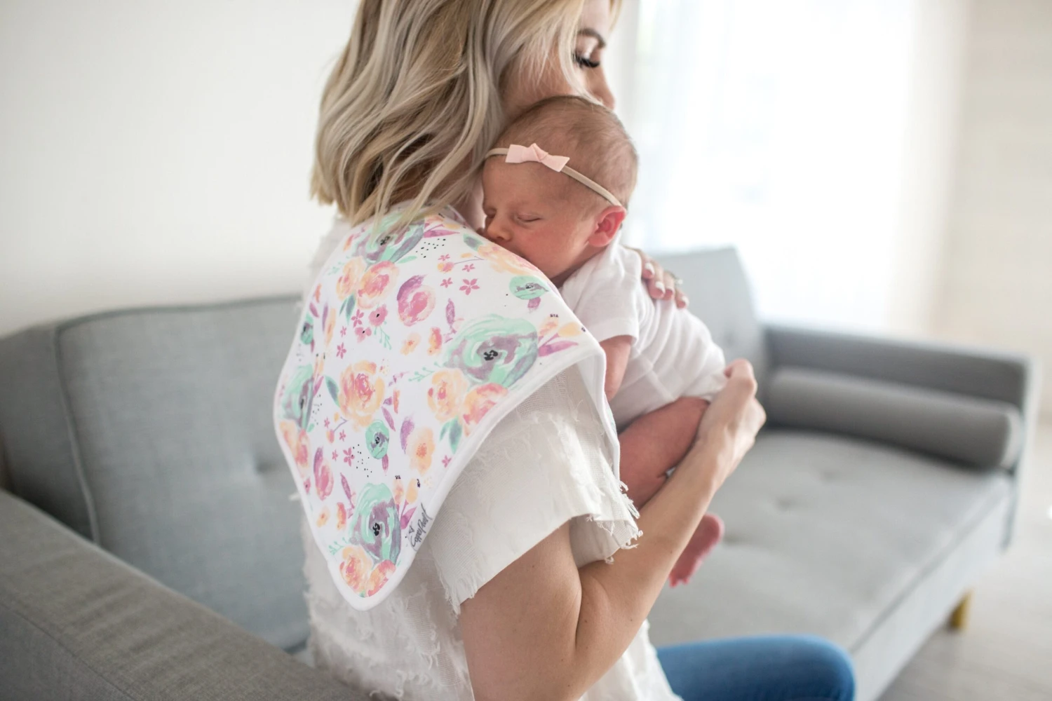 Copper Pearl Premium Burp Cloths | Bloom 7 Copper Pearl Premium Burp Cloths | Bloom - Image 5