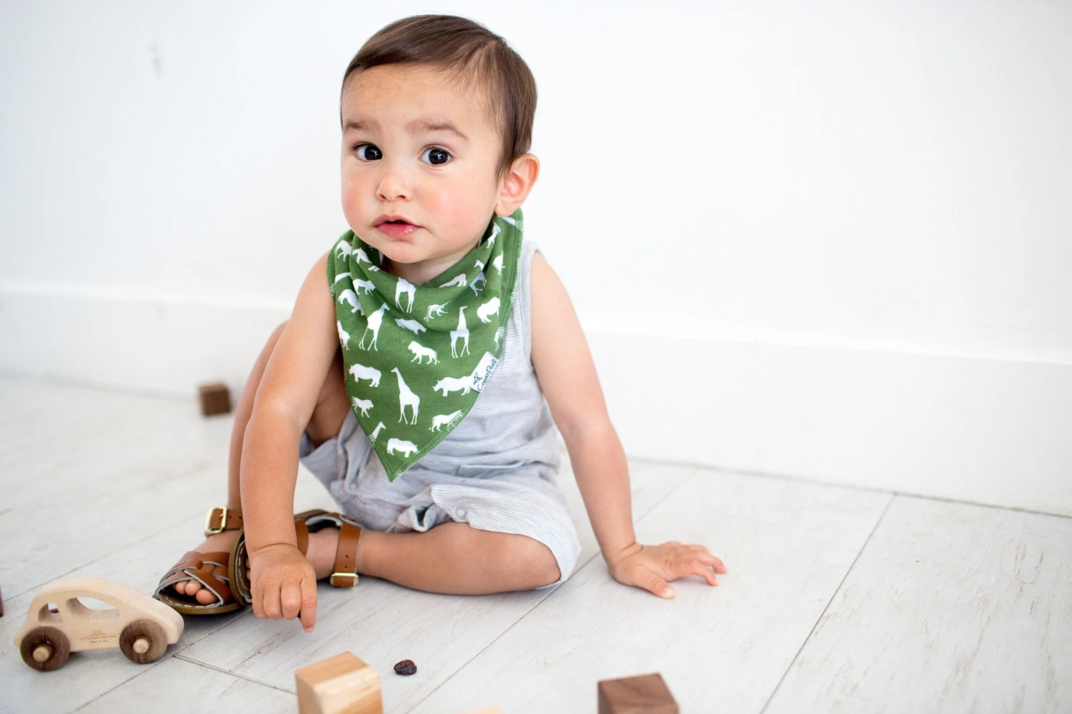Copper Pearl Baby Bandana Bibs | Safari 9 Copper Pearl Baby Bandana Bibs | Safari - Image 7
