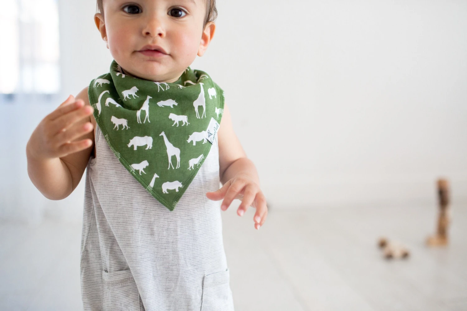 Copper Pearl Baby Bandana Bibs | Safari 7 Copper Pearl Baby Bandana Bibs | Safari - Image 5