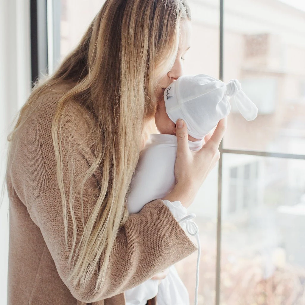 Copper Pearl Top Knot Hat | Dove 6 Copper Pearl Top Knot Hat | Dove - Image 4