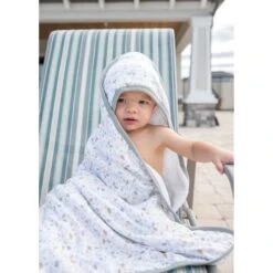 Copper Pearl Premium Knit Hooded Towel | Arlo -The Baby's Crib DSC7342