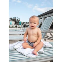 Copper Pearl Premium Knit Hooded Towel | Arlo -The Baby's Crib DSC7348