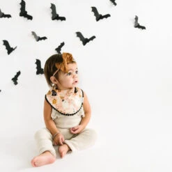 Copper Pearl Fashion Trimmed Bib Set | Casper -The Baby's Crib DSC 0790