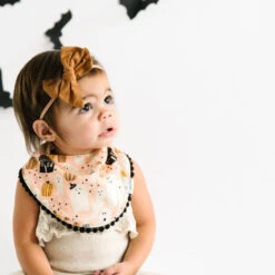 Copper Pearl Fashion Trimmed Bib Set | Casper -The Baby's Crib DSC 0794