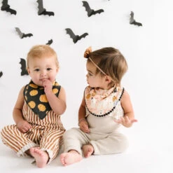 Copper Pearl Fashion Trimmed Bib Set | Casper -The Baby's Crib DSC 0876 copy