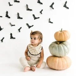 Copper Pearl Fashion Trimmed Bib Set | Casper -The Baby's Crib DSC 0920