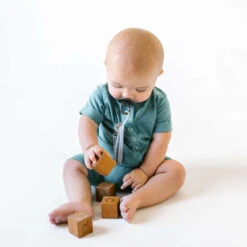 Copper Pearl Binky Clips | Chip -The Baby's Crib DSC 1564