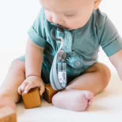 Copper Pearl Binky Clips | Chip -The Baby's Crib DSC 1568