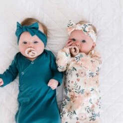 Copper Pearl Knotted Gown | Steel -The Baby's Crib DSC 2129 98331754 5e22 490c b53a 0c4ebb9d7dc7