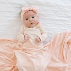 Copper Pearl Knotted Gown | Blush 19 Copper Pearl Knotted Gown | Blush -The Baby's Crib DSC 2411