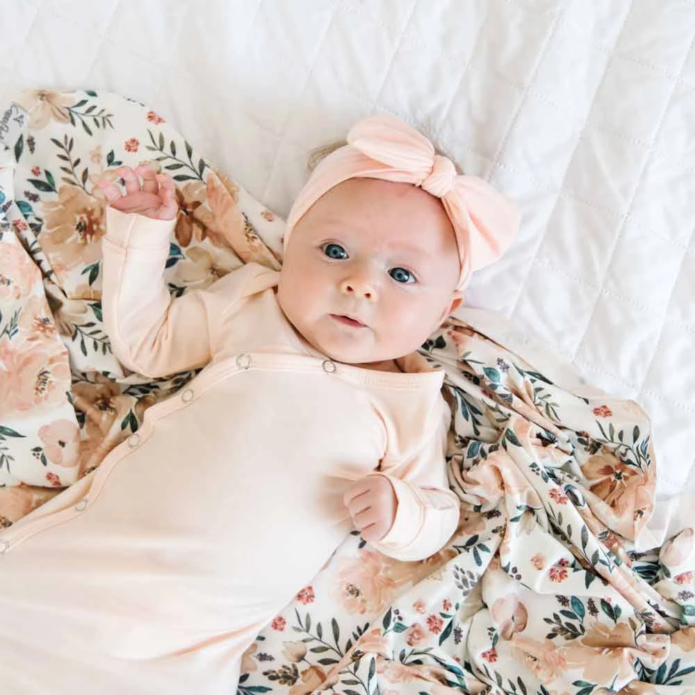 Copper Pearl Knotted Gown | Blush 9 Copper Pearl Knotted Gown | Blush - Image 7