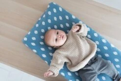 Copper Pearl Premium Knit Diaper Changing Pad Cover | Quarterback -The Baby's Crib DSC 2551