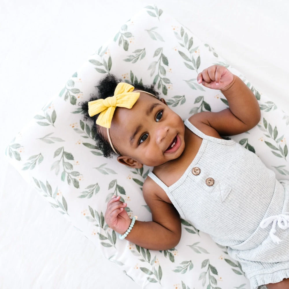 Copper Pearl Premium Knit Diaper Changing Pad Cover | Fern 4 Copper Pearl Premium Knit Diaper Changing Pad Cover | Fern - Image 2