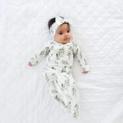 Copper Pearl Knotted Gown | Fern -The Baby's Crib DSC 3252copy