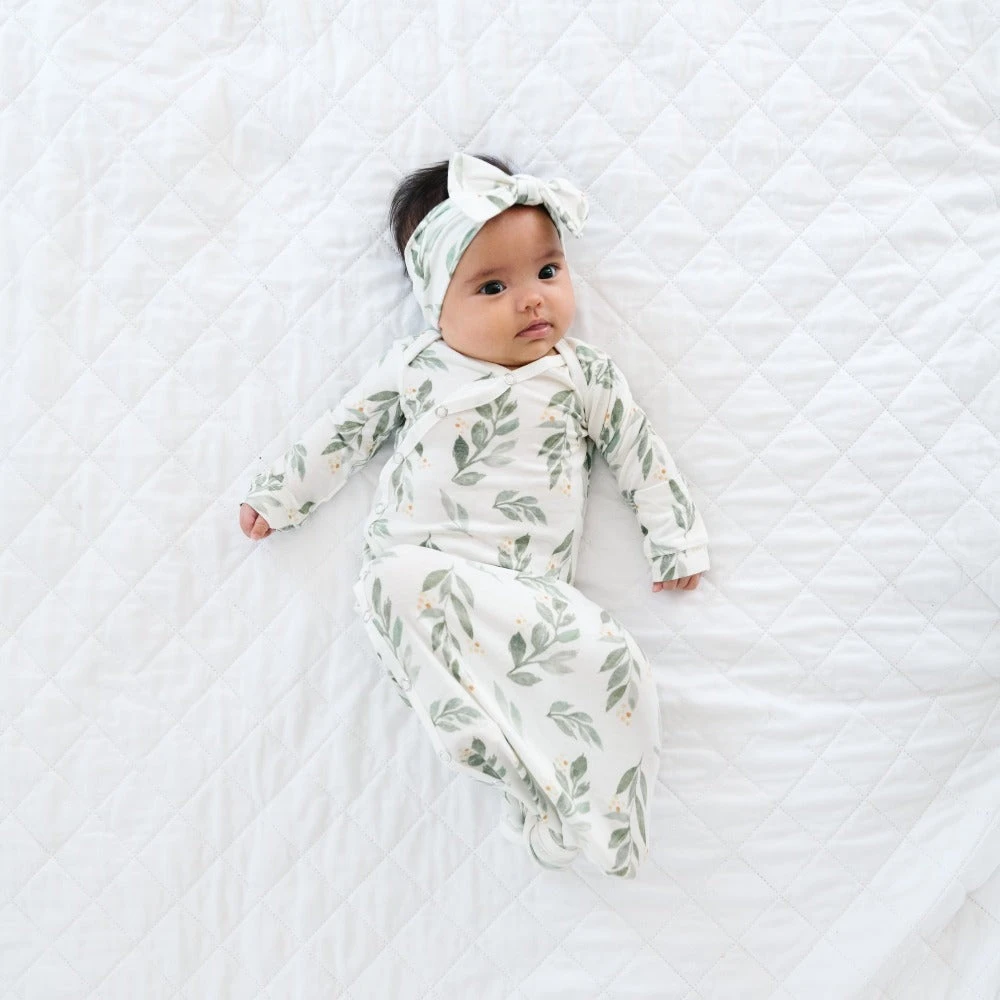 Copper Pearl Knit Headband Bow | Fern 8 Copper Pearl Knit Headband Bow | Fern - Image 6