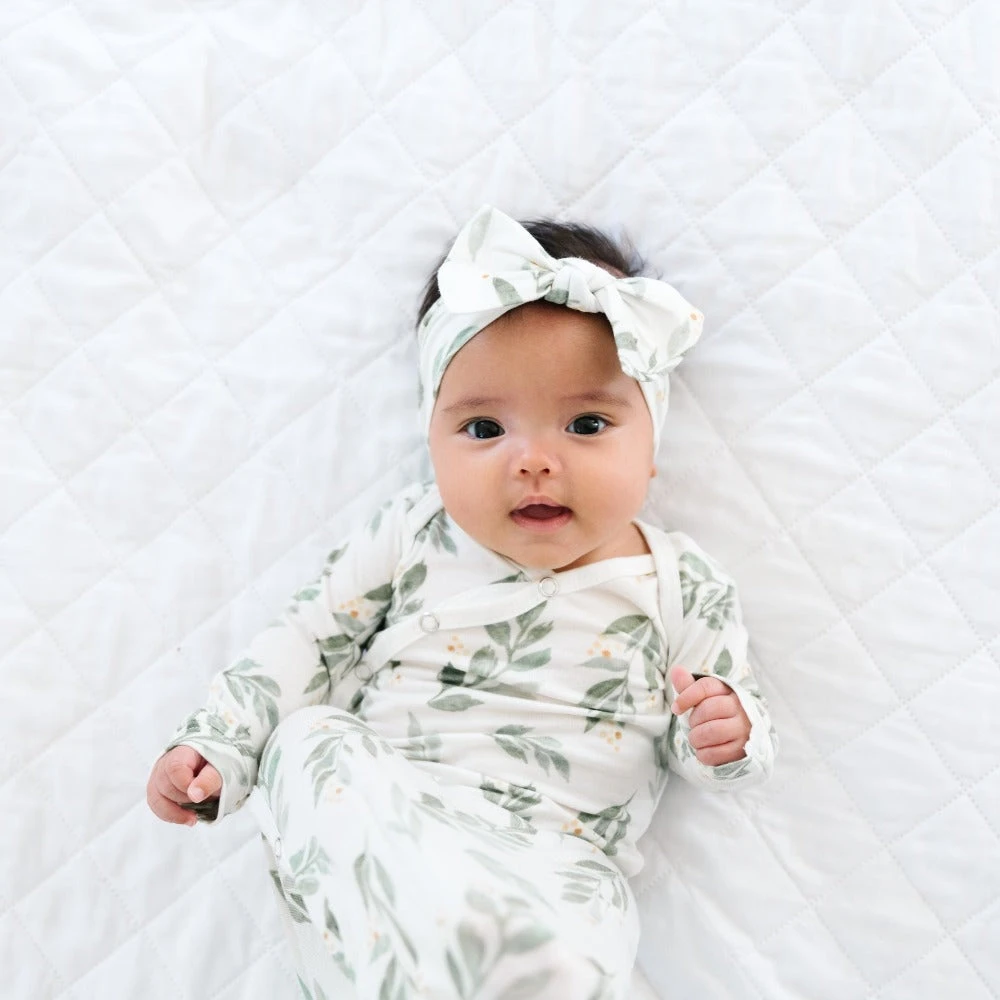 Copper Pearl Knit Headband Bow | Fern 9 Copper Pearl Knit Headband Bow | Fern - Image 7