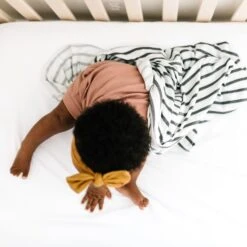 Copper Pearl Knit Swaddle Blanket | City -The Baby's Crib DSC 3852