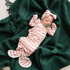 Copper Pearl Knotted Gown | Cinnamon -The Baby's Crib DSC 4780copy