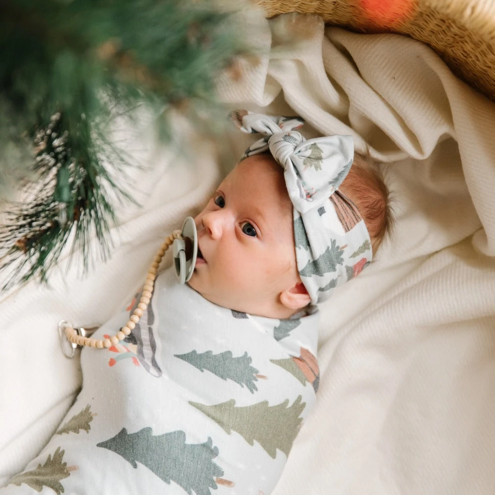 Copper Pearl Knit Swaddle Blanket | Kringle 4 Copper Pearl Knit Swaddle Blanket | Kringle - Image 2