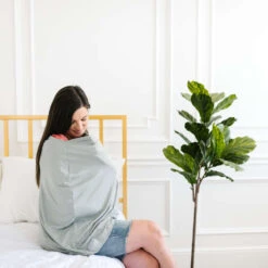 Copper Pearl Multi-Use Cover | Stone -The Baby's Crib DSC 5003