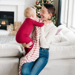 Copper Pearl Knit Swaddle Blanket | Cinnamon 9 Copper Pearl Knit Swaddle Blanket | Cinnamon -The Baby's Crib DSC 5248