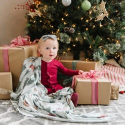 Copper Pearl Knit Swaddle Blanket | Kringle 9 Copper Pearl Knit Swaddle Blanket | Kringle -The Baby's Crib DSC 5270