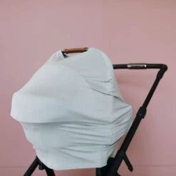 Copper Pearl Multi-Use Cover | Stone -The Baby's Crib DSC 6037