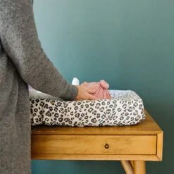 Copper Pearl Premium Knit Diaper Changing Pad Cover | Zara -The Baby's Crib DSC 8926