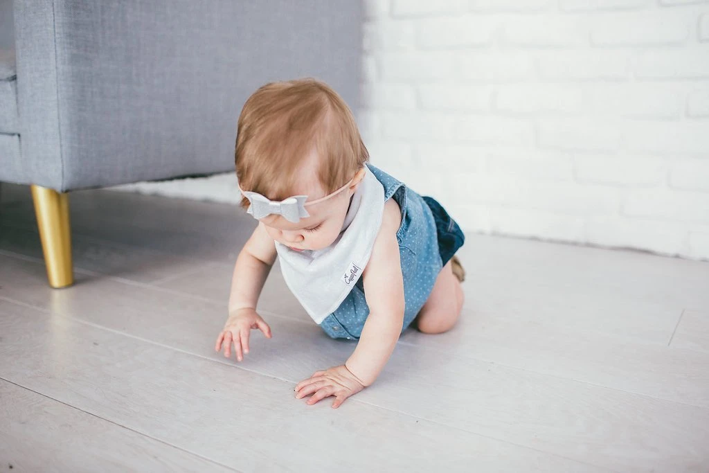 Copper Pearl Baby Bandana Bibs | Grey Basics 9 Copper Pearl Baby Bandana Bibs | Grey Basics - Image 7