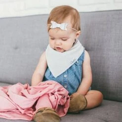 Copper Pearl Baby Bandana Bibs | Grey Basics 12 Copper Pearl Baby Bandana Bibs | Grey Basics -The Baby's Crib EmmyLowePhotoCopperPearlMay 992 7ad39a0a c755 45c9 be47 ed8937cca5cf