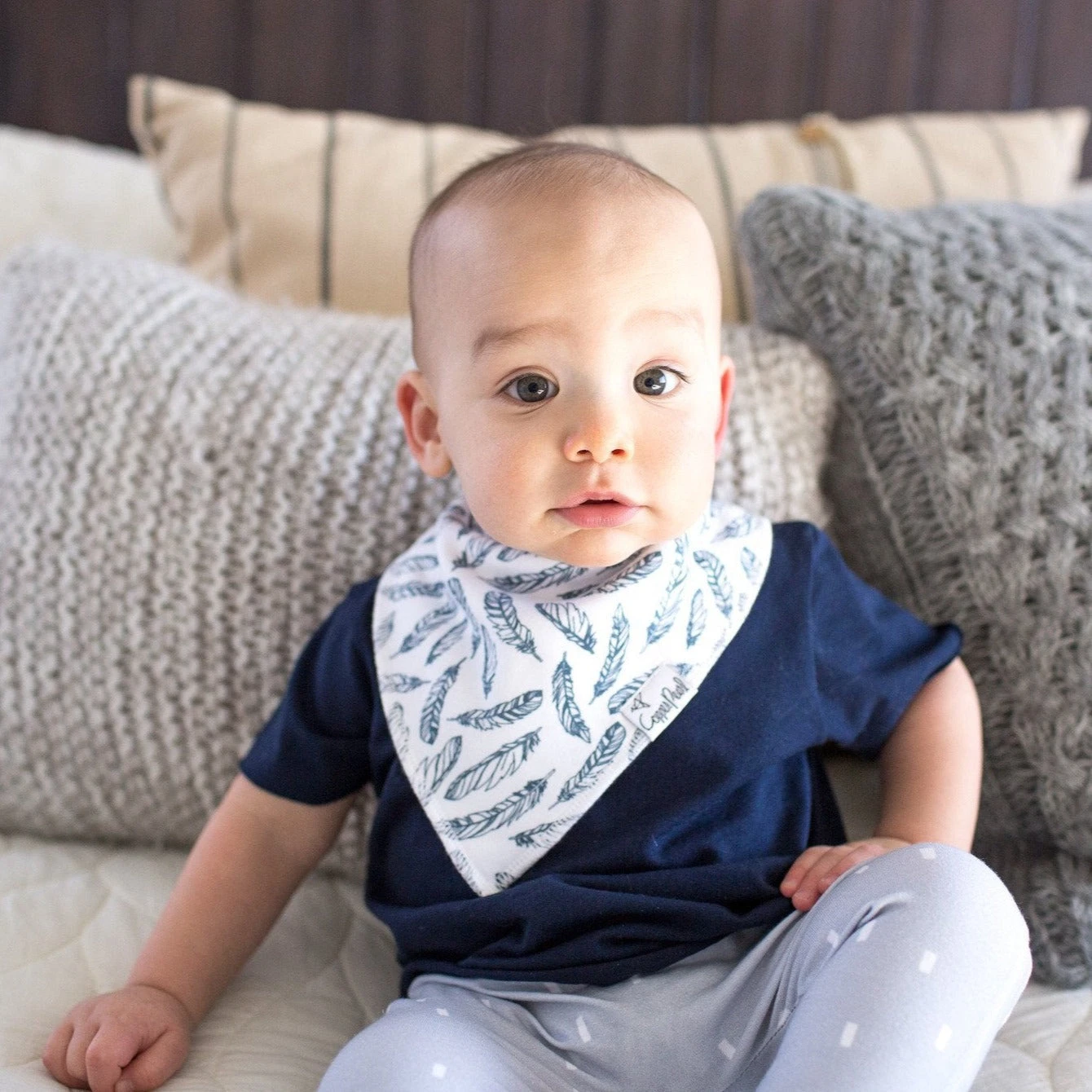 Copper Pearl Baby Bandana Bibs | Woodland 6 Copper Pearl Baby Bandana Bibs | Woodland - Image 4