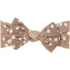 Copper Pearl Knit Headband Bow | Fawn -The Baby's Crib FawnHeadband a3742f9b 3476 4380 8325 a5611615f561
