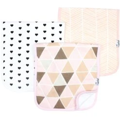 Copper Pearl Premium Burp Cloths | Blush