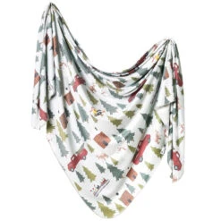 Copper Pearl Knit Swaddle Blanket | Kringle