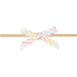 Copper Pearl Ribbon Nylon Bow | Lucky