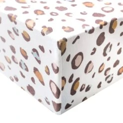 Copper Pearl Premium Knit Fitted Crib Sheet | Millie