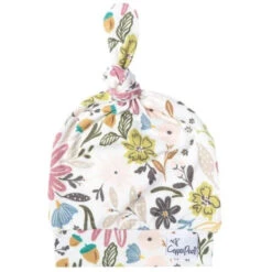 Copper Pearl Top Knot Hat | Olive