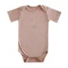 Copper Pearl Short Sleeve Bodysuit | Pecan