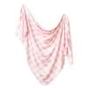 Copper Pearl Knit Swaddle Blanket | London -The Baby's Crib Pink Gingham Swaddle 2495d289 312c 42ac 9a5d 29f4da43048f