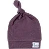 Copper Pearl Top Knot Hat | Plum -The Baby's Crib PlumHat