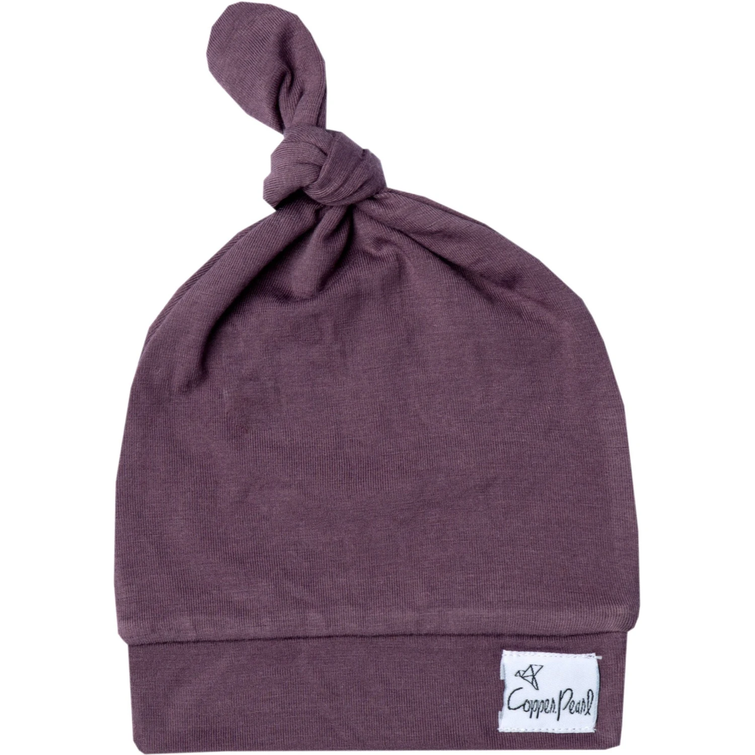 Copper Pearl Top Knot Hat | Plum 3 Copper Pearl Top Knot Hat | Plum