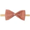 Copper Pearl Bowtie Nylon Bow | Rocky