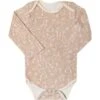 Copper Pearl Long Sleeve Bodysuit | Sandy -The Baby's Crib SandyLSBodysuit