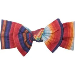 Copper Pearl Knit Headband Bow | Serape